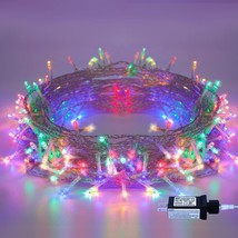 String Lights Multicolor 220 LEDs 25m 82ft 8 Modes End to End Plug in Indoor Out - £32.12 GBP