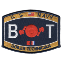 4.5&quot; NAVY ENGINEERING RATING BOILER TECHNICIAN EMBROIDERED PATCH - $29.99
