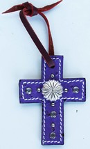 4&quot; Western Riding Barrel Horse Saddle Leather Cross Tie Gift 9687 - $184.88 MXN