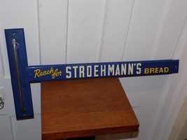 Vintage Reach For Stroehmann’s Bread Embossed Door Push w/ Handle - $9,688.12 MXN