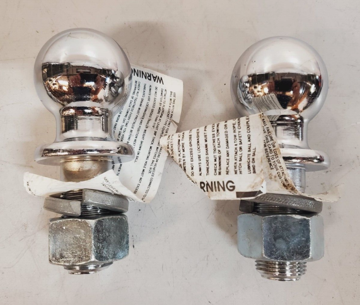 2 Quantity of Reese Chrome Trailer Hitch Balls 2&quot; | 6000 Lb | 74978 (2 Qty) - $31.58