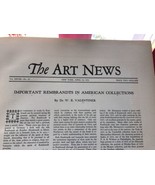 The Art News-Important Rembrandts In American Collections-Valentiner-har... - £140.22 GBP