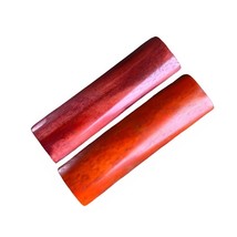 Stabilized and Dyed Camel Bone Orange Makes a Beautiful and Unique Set o... - £19.90 GBP