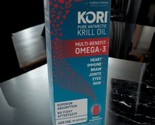 Kori Pure Antarctic Krill Oil Multi-Benefit Omega-3 400MG 90 Softgels Ex... - $16.92