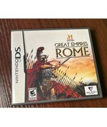 History Great Empires: Rome (Nintendo DS, 2009) *Complete* - Tested (Works) - £7.87 GBP