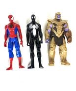 Spiderman Venom Thanos Marvel Figures 12 Inch 2013 2014 2018 - £23.73 GBP