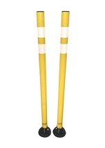 Gorilla Post Removable Safety Bollards Yellow Magnetic Base – Pair image 4