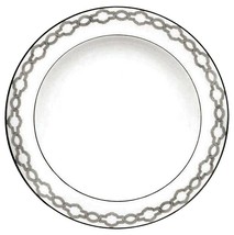 Waterford Monique Lhuillier Embrace Rim Soup Bowl 9&quot; Platinum Links New - $24.90