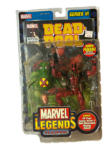 2004 TOY BIZ Marvel Legends DEADPOOL Figure &amp; Comic Factory Sealed Blist... - £62.54 GBP