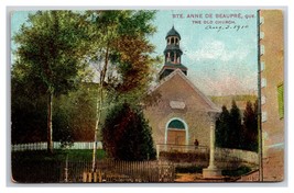 St Ann&#39;s Old Church Ste Anne De Beaupre Quebec Canada UNP UDB Postrcard P28 - £2.25 GBP