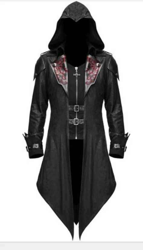 Coat Cosplay Costumes Medieval  work Jacket in Creed Costume - £320.84 GBP