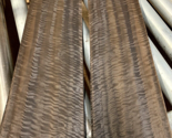 10 Pieces Stunning Fumed Fiddleback Eucalyptus Consecutive Raw Veneer 24... - $34.60