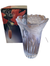 Studio Nova Wild Lily Flower Vase Clear Glass 9.5&quot; - £11.38 GBP