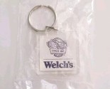 Vintage Welch&#39;s Fruit Juices &amp; Cocktails Acrylic Keychain Fob Key Ring N... - $7.91