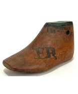 Antique Wood Shoe Form Industrial Design Display Cobbler- 4.5 in Long - €27,99 EUR