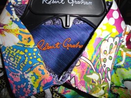 Robert Graham Aftermath Long Sleeve Embroidered Size Large Shirt image 12