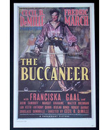 MOVIE AD POSTER THE BUCCANEER FREDERIC MARCH + GONE WITH THE WIND V LEIGH - €12,58 EUR