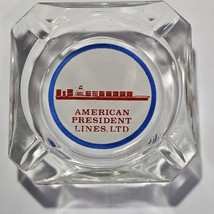 American President Lines LTD Container Ship Ashtray  3  5/8&quot; Square - £9.60 GBP