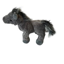 Ganz Webkinz Gray Arabian Horse Plush Stuffed Animal Toy Embroidered Logo - £7.01 GBP