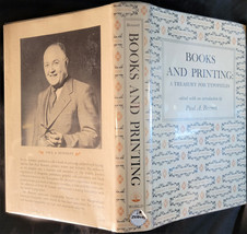 Bennett, Books And Printing A Treasury For Typophiles - 1951 Signed 1st Ed. - £32.47 GBP