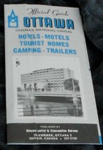 Official Guide, Ottawa, Canada’s National Capital, Vintage Tour Pamphlet... - $2.96