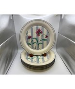 Set of 6 Lenox POPPIES on BLUE BOTANICAL Dinner Plates - $301.83 CAD