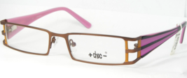 Vintage +Choc- C278 855 Brown /BLACK Pink Rare Eyeglasses Glasses Choc 50-18-135 - £70.15 GBP