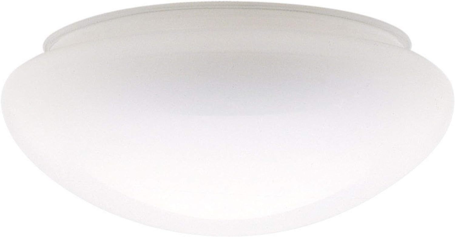 White Glass Mushroom Shade, Model Number 8375700, By Westinghouse. - £33.54 GBP