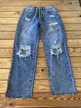 Pacsun Women’s Distressed dad Jeans size 24 Blue Q2 - £13.24 GBP