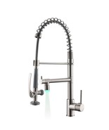 Brushed Nickel Kitchen Faucet with Pull-Down Sprayer - $2,969.97 MXN