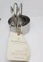 Hearth & Hand with Magnolia 3 Piece Stainless Steel Biscuit Cutters image 2