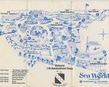 Sea World Orlando Florida Map &amp; Show Schedule Welcome 11th Bombardment G... - $27.72