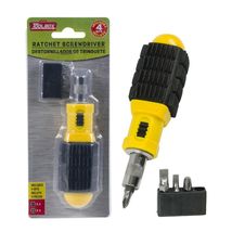 Multi-Head Ratcheting Screwdriver Set - $3.95