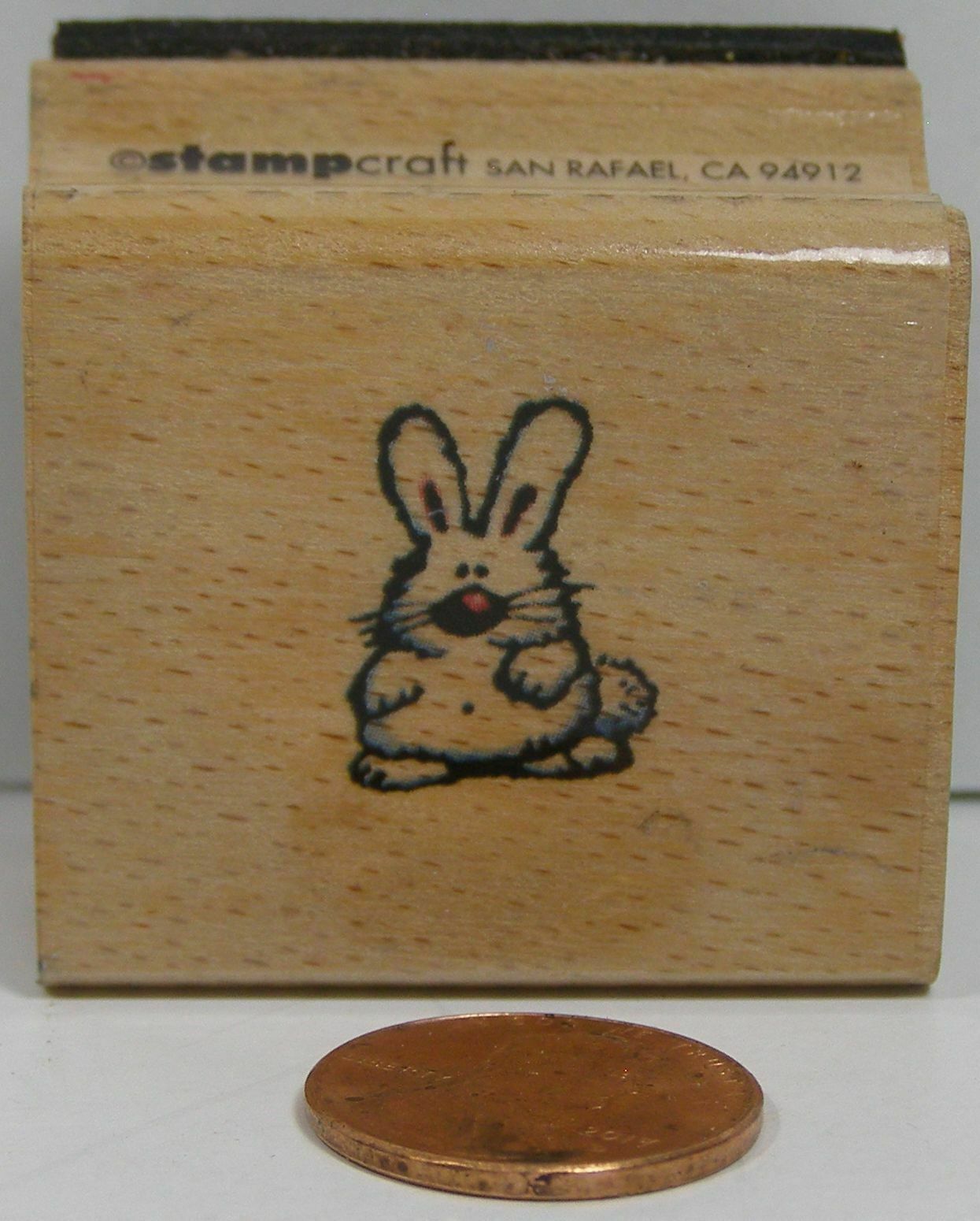 Rubber Stamp Stampcraft 440D249 Bunny 1-1/2X1-1/2"   BAU - £3.13 GBP