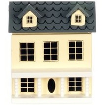 Miniature 1/144 Toy Dollhouse House Cream Town Square SZG7906 - £11.35 GBP