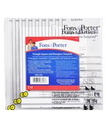 Fons &amp; Porter Triangle Square And Hourglass Template - $34.61 CAD