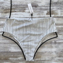 Vitamin A Swim Bolero Stripe Lola High Waisted High Cut Bikini Bottom (XL/12) - £71.94 GBP