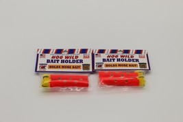 LOT 2 - 2pk Magic Bait Hog Wild Dipper Bait Holder Foam Catfish Treble H... - $12.86