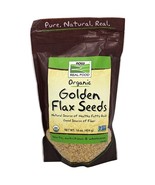 NOW Foods Organic Golden Flax Seeds, 16 Ounces - $16.23 CAD
