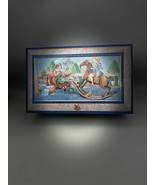 Vintage E Otto Schmidt Nurnberger 1050-2000 Germany Hinged Tin Box (CHEAP) - $30.04 CAD