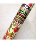 Vintage 70s Papercraft Christmas Ornaments Gift Wrapping Paper 50 Sq Ft ... - $652.93 MXN