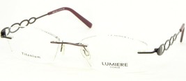 New Lumiere Eyewear Italy 8002 COL.2 Burgundy Eyeglasses Glasses 51-19-138mm - $60.40