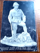 Vintage 1910 Milton Dairy Minnesota State Fair Butter Statue Exhibit Tra... - $22.99