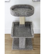 PRESTIGE CARPETED CAT PERCH FOR BIG CATS-FREE SHIPPING IN THE UNITED STATES - $105.95
