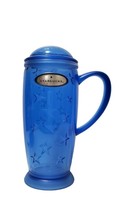 Starbucks Coffee Barista 2003 Blue Rocket Hard Plastic Travel Mug /Tumbler 16 oz - £12.39 GBP