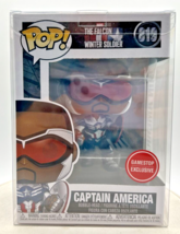 Funko Pop! The Falcon and the Winter Soldier Captain America Gamestop #8... - $26.99