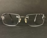 Technolite Eyeglasses Frames TFD 6001 SI Gray Silver Rimless 54-18-140 - £29.71 GBP