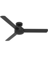 Hunter 52 Inch Ceiling Fan Presto 50810 with Wall Control Matte Black Fi... - $44.54