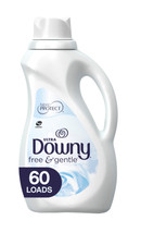 Ultra Downy Free &amp; Gentle Liquid Fabric Softener, 51 Fl Oz - £10.12 GBP