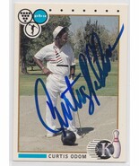 Curtis Odom Signed Autographed 1990 Kingpins Bowling Trading Card - $285.10 MXN